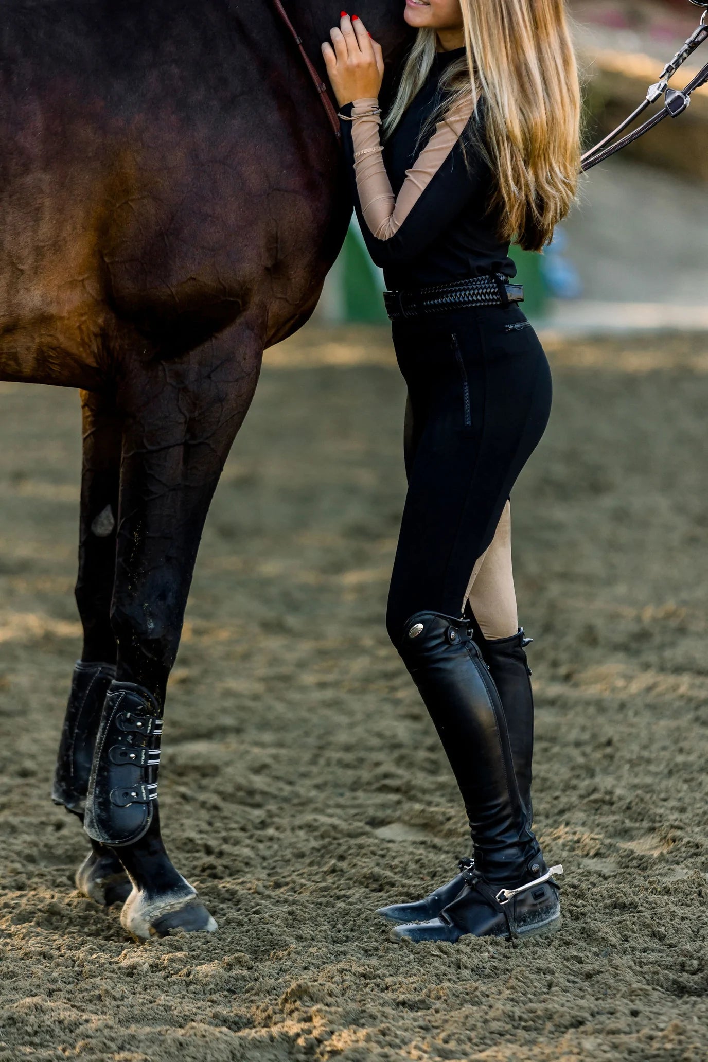 Euphoric Equestrian Euphoric Eq Ladies' Sport Legging II Knee Patch Tight